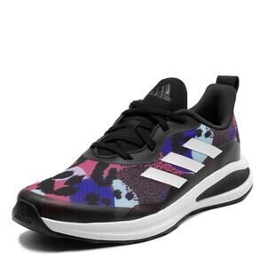 NEW Adidas FortaRun Shoes Size 5.5Y / 7 Women’s H04112 Black Pink